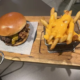 Poseidon Burger and fries