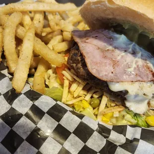 Brazilian pressed burger