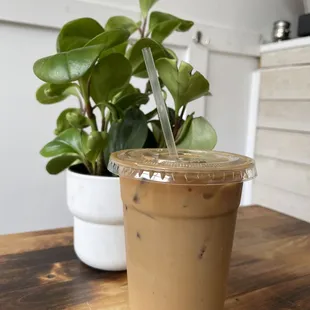 Lavender Oat Milk Latte