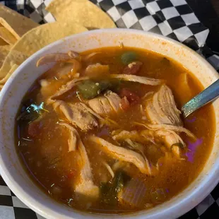 Chicken tortilla soup special