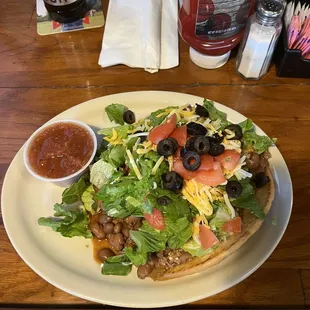 Indian taco Better get while you can.   Good they do.