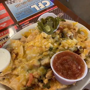 Chicken nachos