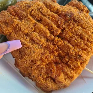 Spicy chicken on a stick!