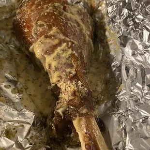 Garlic Parmesan Turkey Leg