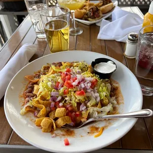 Upside down Fritos pie