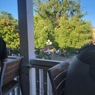 Outside seating