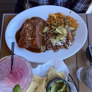 Chicken Mole Enchilada