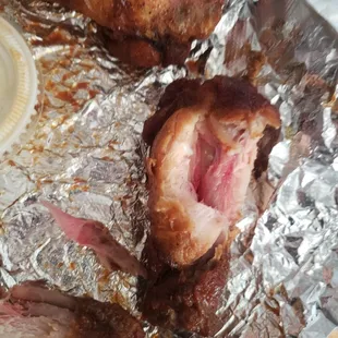 NOT FULLY COOKED CHICKEN WINGS