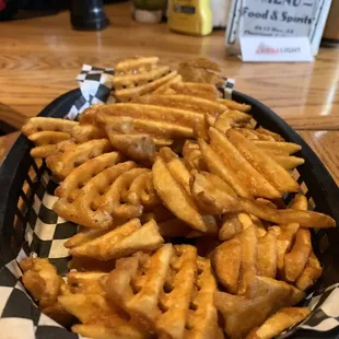 Waffle fries