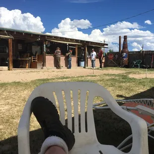 Spectator for horse shoes