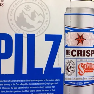 What's N E W at Thunderbird Liquors~?  "The Crisp", a fantastic springtime beer~!