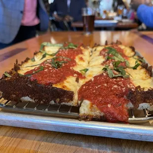 Look at that cheese wall  Tomato &amp; basil