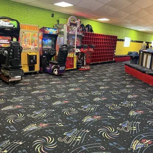 A few arcade games