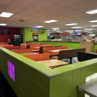 Food &amp; drinks must stay in the snack area