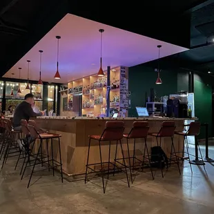 a man sitting at a bar