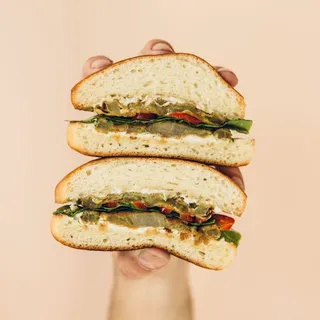 Fried Green Tomato Sando