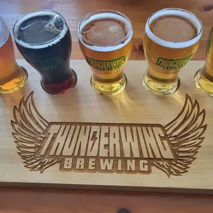 Flight of beer
