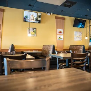 interior, sushi and sashimi