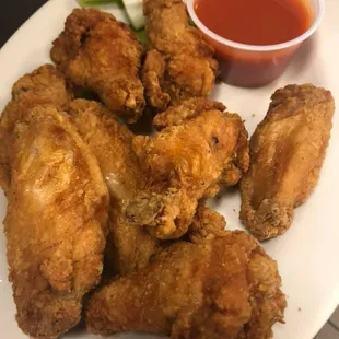 Wings available in a variety of sauces