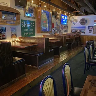 New seating area