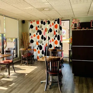 the interior of the restaurant