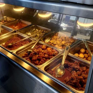 Thuy Nhi: typically about a dozen different homestyle dishes available for 2 item combos for $9, March 2023