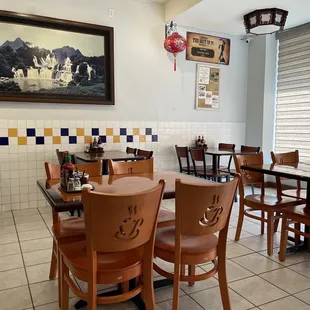Seating inside