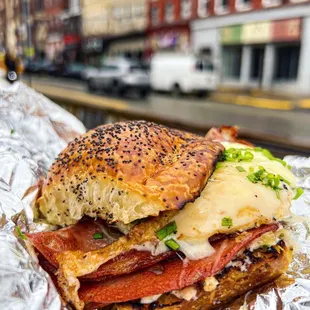 Fried Mortadella Sandwiches