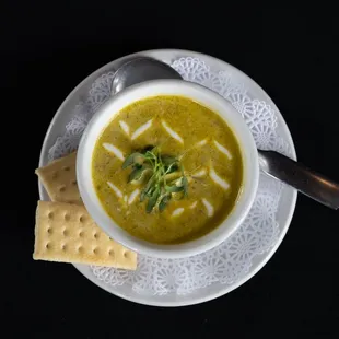 Roasted Corn Poblano Soup