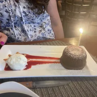 Birthday dessert