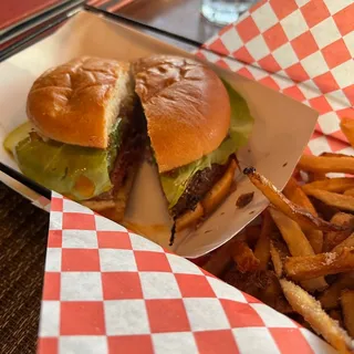 Black and Blue Burger