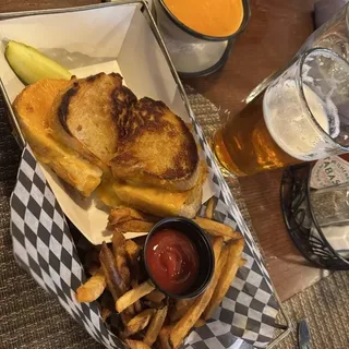 Triple Grilled Cheese Sandwich