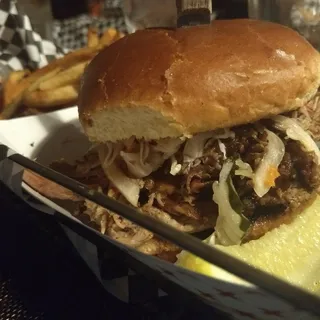 Smoked Pulled Pork Sandwich
