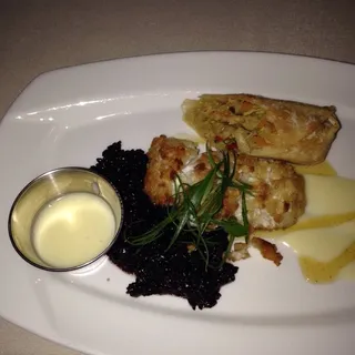 macadamia nut crusted grouper
