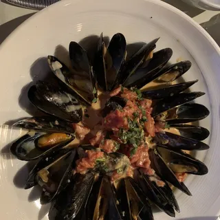 chipotle cream steamed mussels