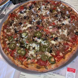 Ti Amo Pizza Special with 9 toppings