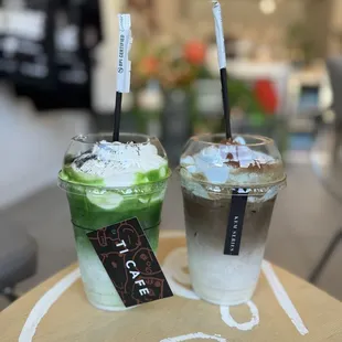 Blue Toffee Hojicha , Pandan Matcha (kem series)