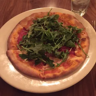 Pizza con Prosciutto e Rocca