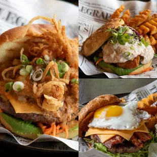 Thai fusion burgers. They are delicious