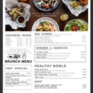 Brunch Menu