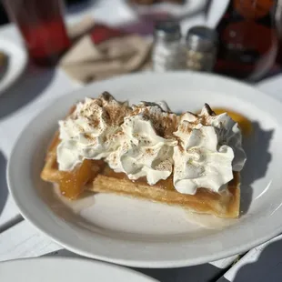 food, waffles