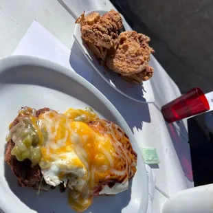 a plate of food