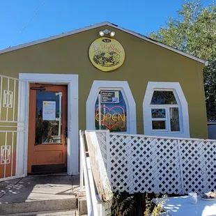 the front entrance
