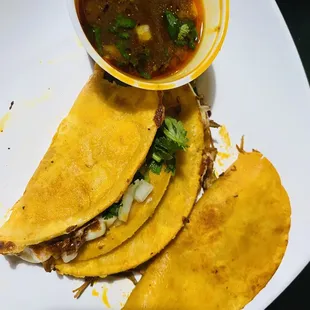 a plate of food