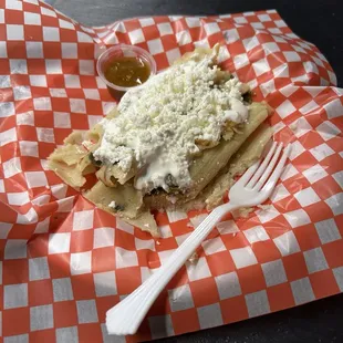 Tamales preparados