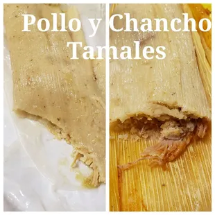 Best homemade tamales my husband &amp; I have had. Wrapped in corn husk &amp; all flavor inside! Highly recommend sampling one or all!