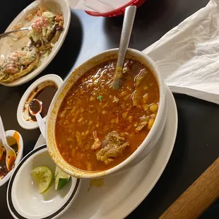 Mexican soup aka Pozole