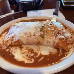 Burrito Soltero! It was pretty good.