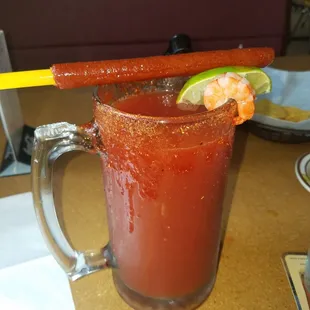 delicious michelada with modelo especial