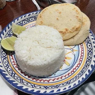 Rice and tortillas